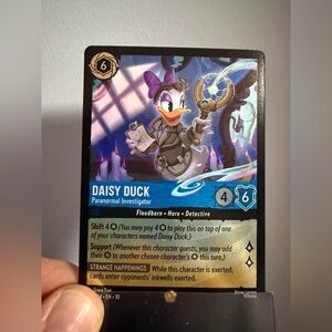 Disney Lorcana Legendary Daisy Duck Foil Card